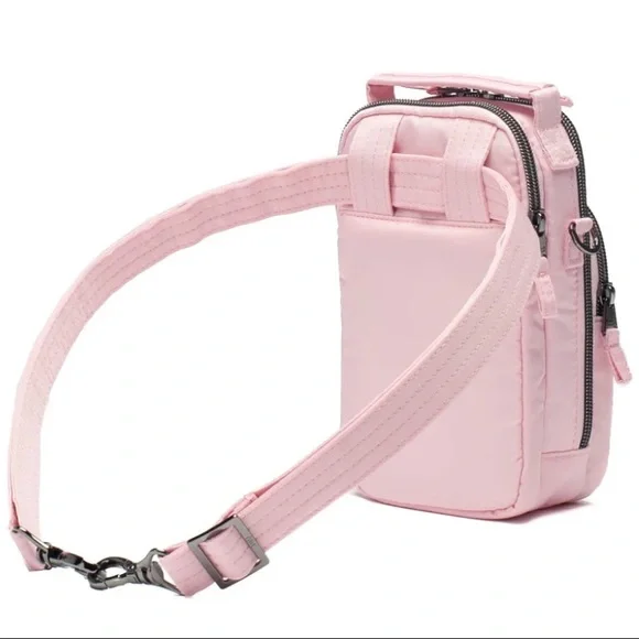 Lug Skeeter Mini Bridge Convertible Crossbody Bubble Pink - Picture 3 of 5
